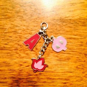 Alpha Phi Key Chain Pendants